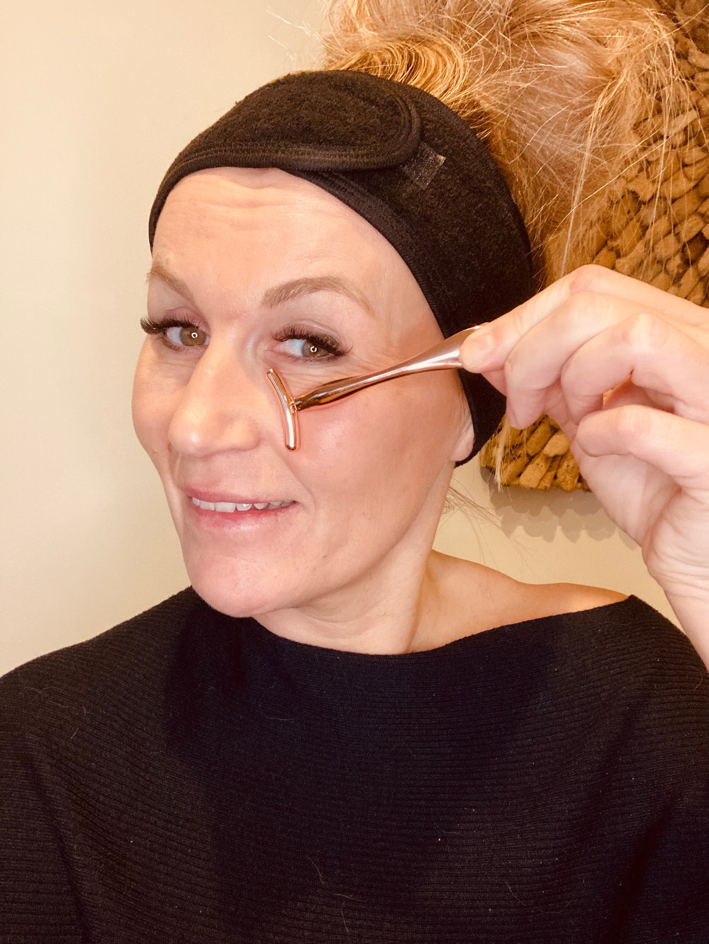 1 stuk mini oogmassagetool gezichtszakje/donkere kringen