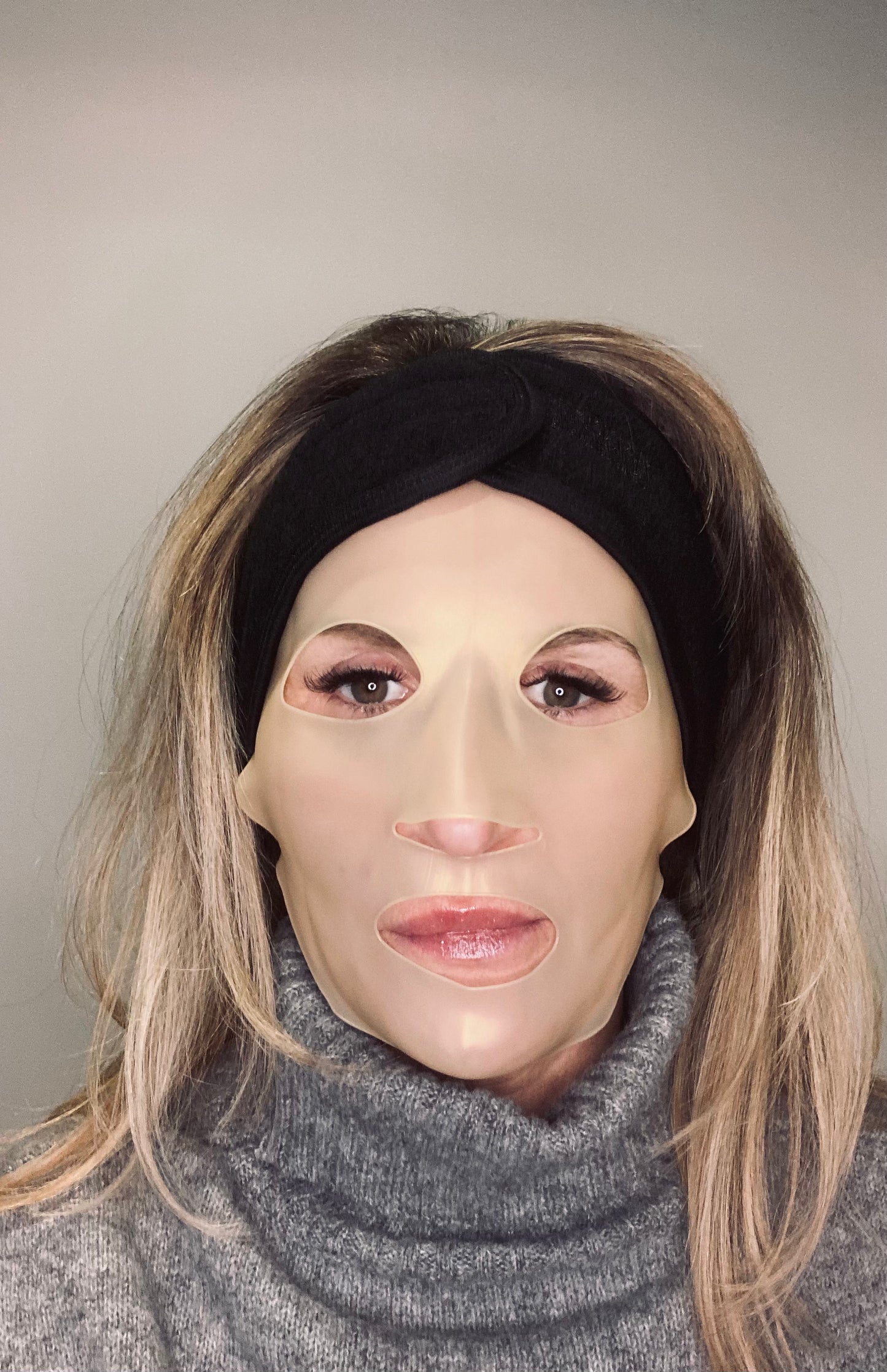 1 stuk gouden herbruikbaar gezichtsmasker met oorlussen